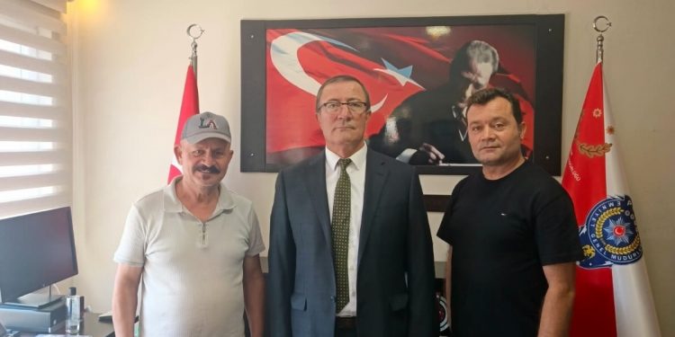 EMNİYET MÜDÜRÜMÜZE HAYIRLI OLSUN ZİYARETİ