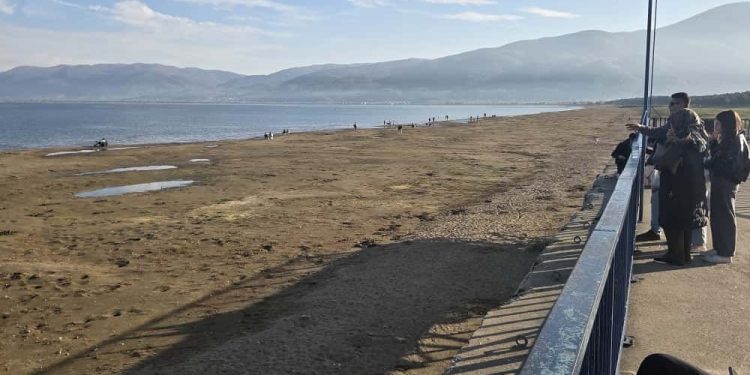 İznik Gölü’ndeki çekilme ürkütücü boyutlara ulaştı!