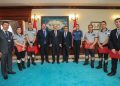 Özel Güvenlik Haftası kapsamında Özel Güvenlik Personeline Teşekkür Belgesi Verildi.