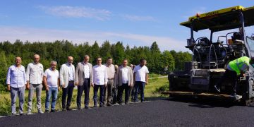 İZNİK GÖLCÜK YOLU ASVALTLANIYOR